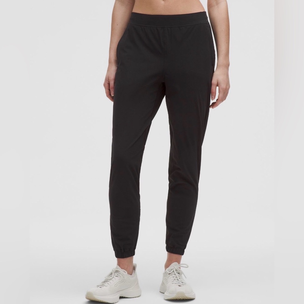 NWOT LULULEMON Adapted State High-Rise Jogger Pants, Black, Size 12